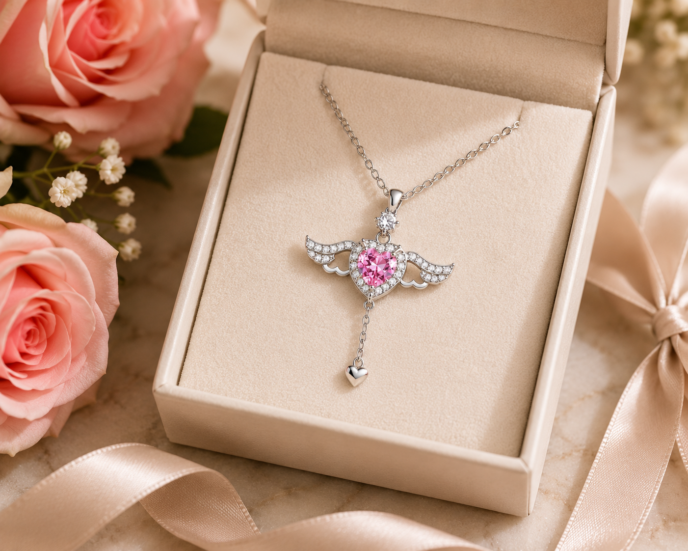 Wings of love necklace