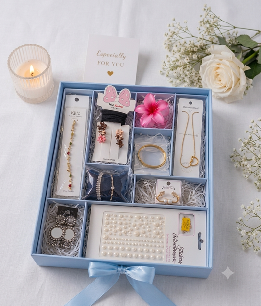 Ready to gift set with 9 items