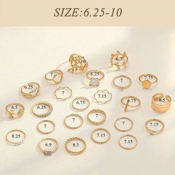 Grablix OmniFit - 23 Anti-Tarnish Ring Set