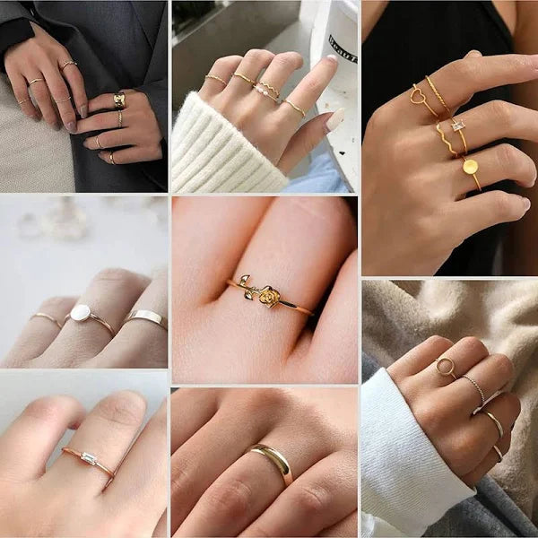 Grablix OmniFit - 23 Anti-Tarnish Ring Set