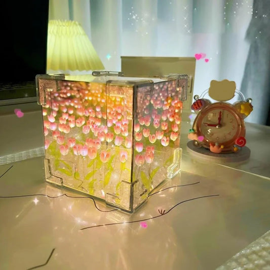 DIY Tulip flower lamp | Home Decor