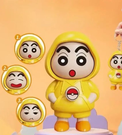 Grablix - Viral Shinchan Keychain Gift.